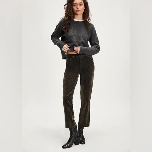 We The Free Titan Vegan Suede Pants size 29 NWT - Picture 1 of 11